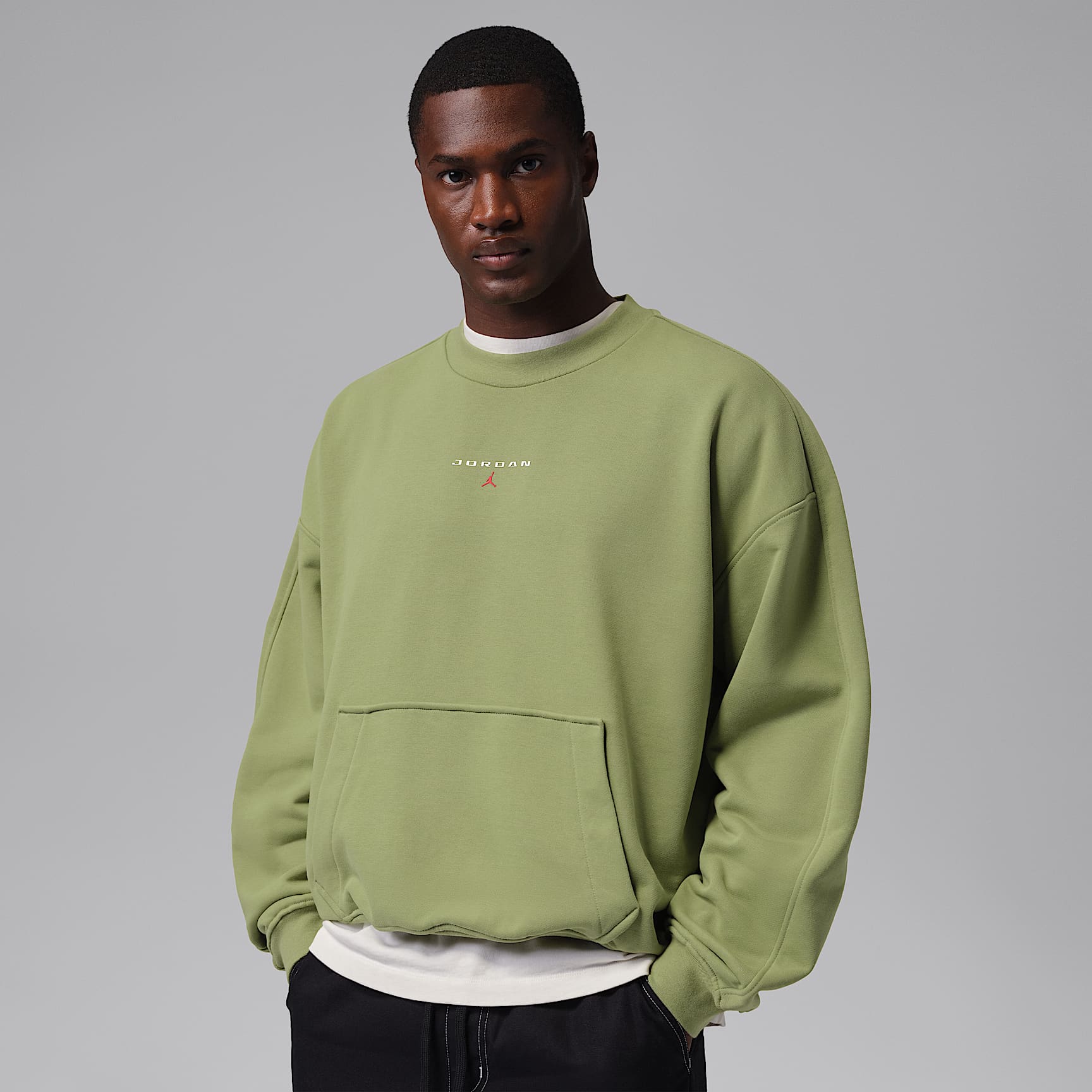 Jordan Flight Fleece Men's Crew-Neck Sweatshirt. Nike.com